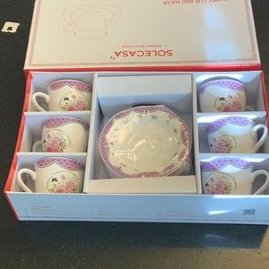 Set of 6 Modern Expresso cups by Solecasa6 NWT